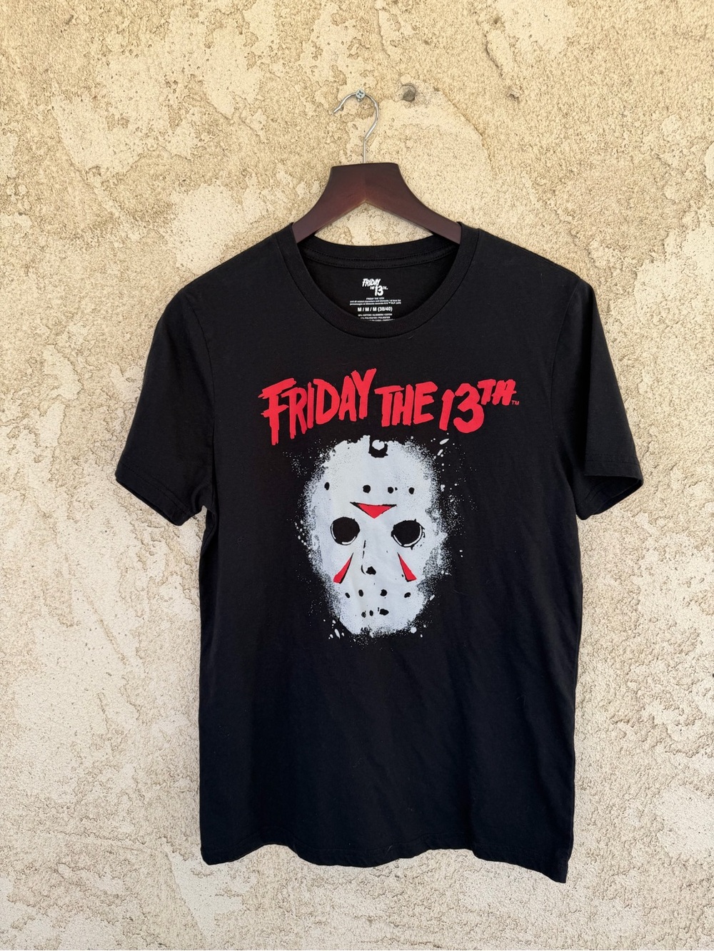 Friday the 13th Jason Halloween Men's T-Shirt Men’s SIZE M Black